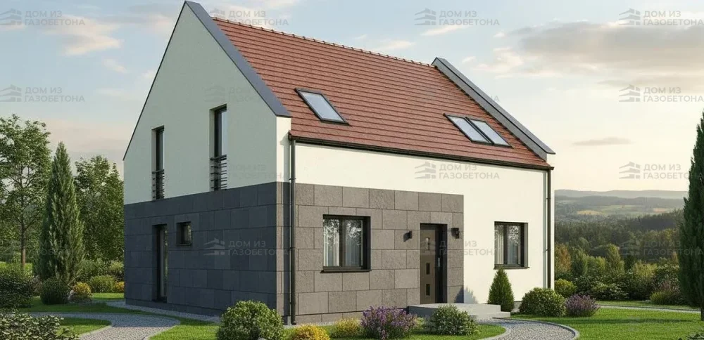 Проект Двухэтажный дом 9 на 13, 142 м2