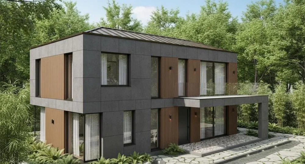 Проект Одноэтажный дом 16 на 13, 102 м2