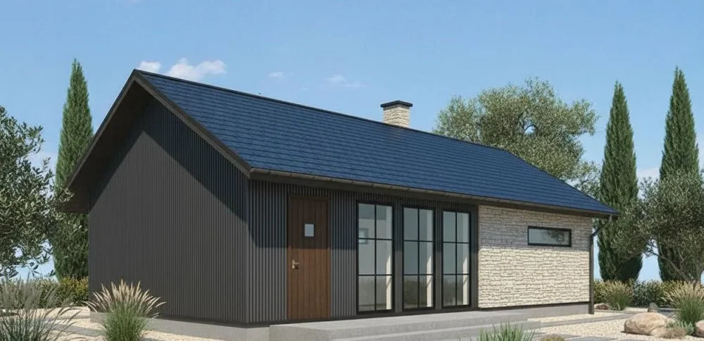 Проект Одноэтажный дом 12 на 10, 80 м2