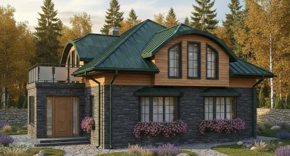 Проект Двухэтажный дом 13 на 17, 176 м2