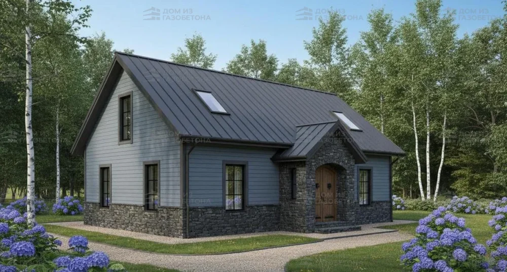 Проект Двухэтажный дом 14 на 10, 205 м2