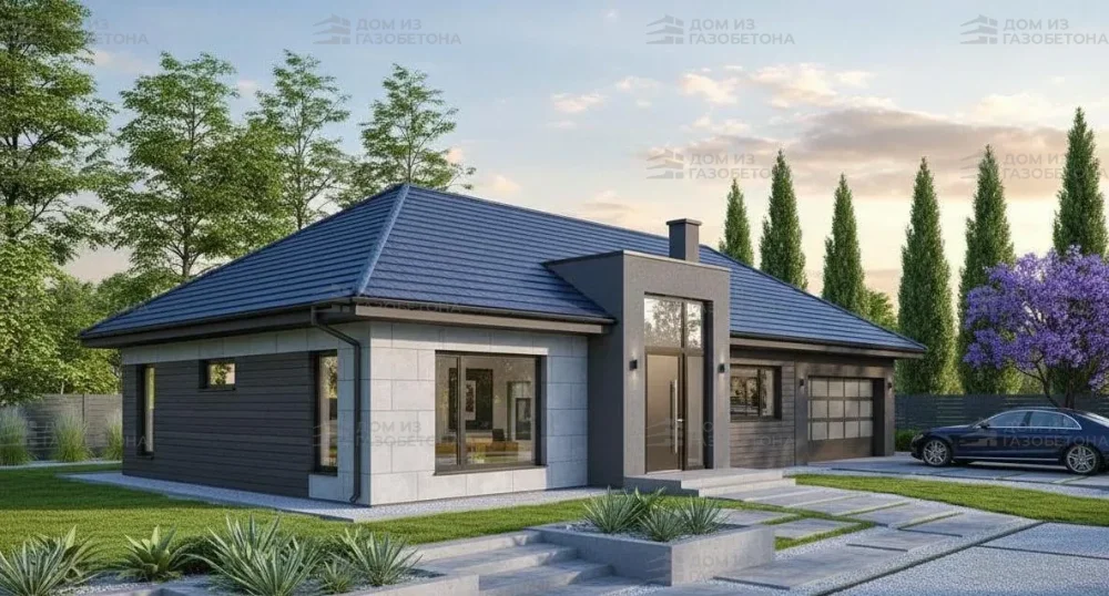 Проект Двухэтажный дом 18 на 21, 305 м2